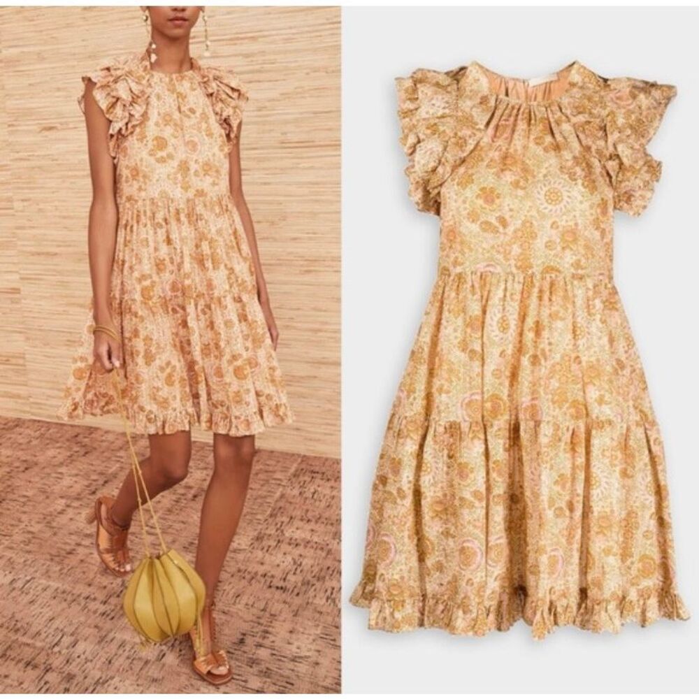 NWT Ella Raffaella women’s dropped waist mini dress MP